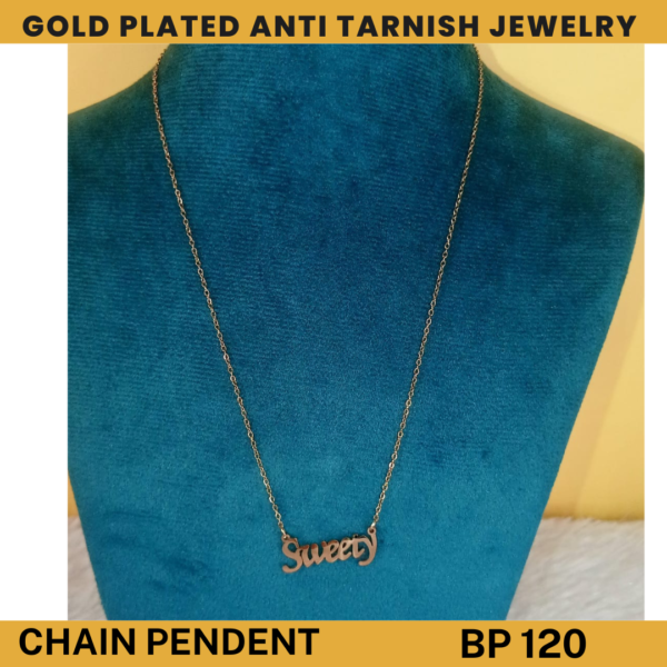 Ant tarnish Sweety Pendent Chain